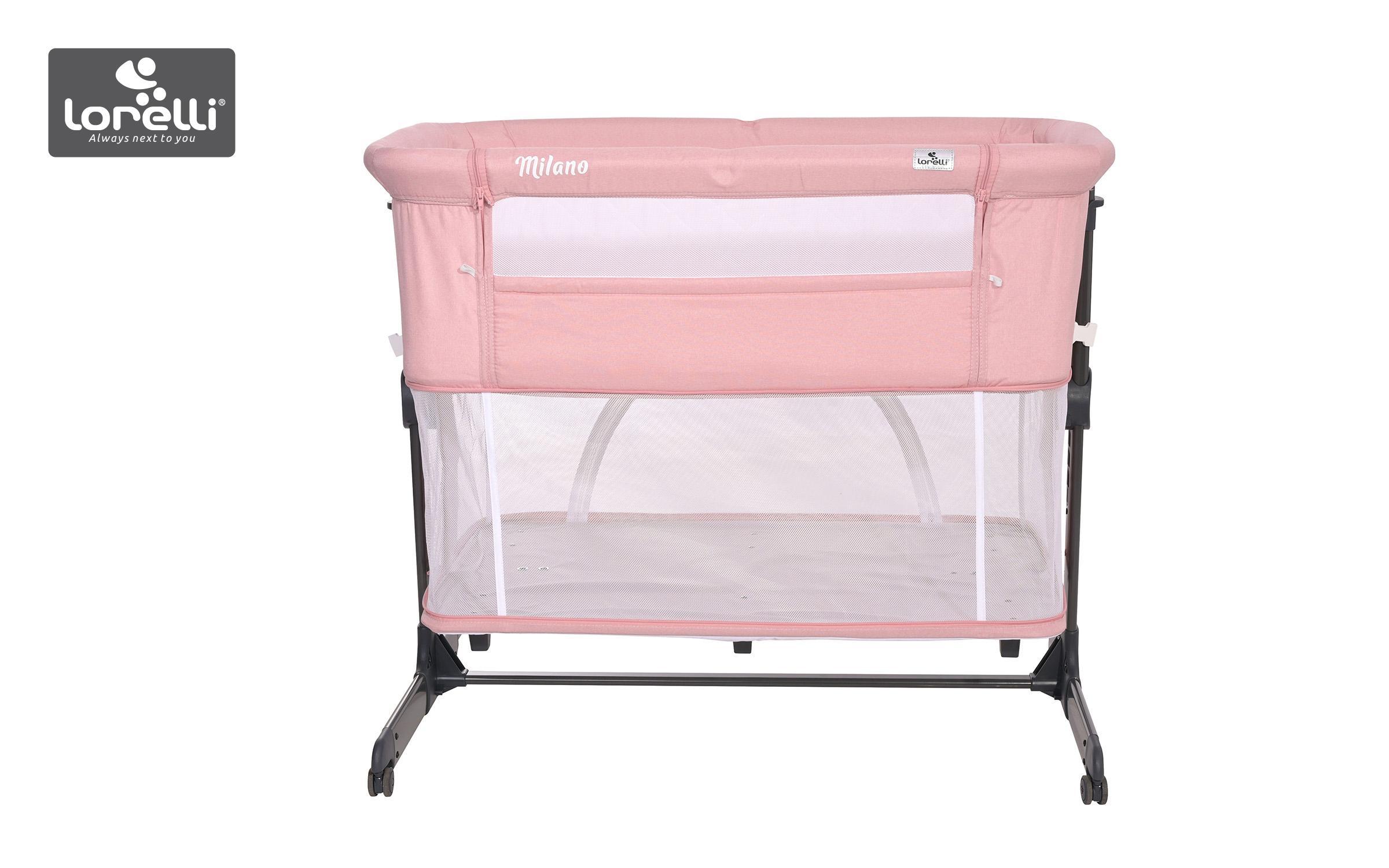 Patut pliant Milano 2 in 1, roz  5